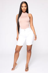 Lift Me Up Bermuda Shorts - White Ins Street
